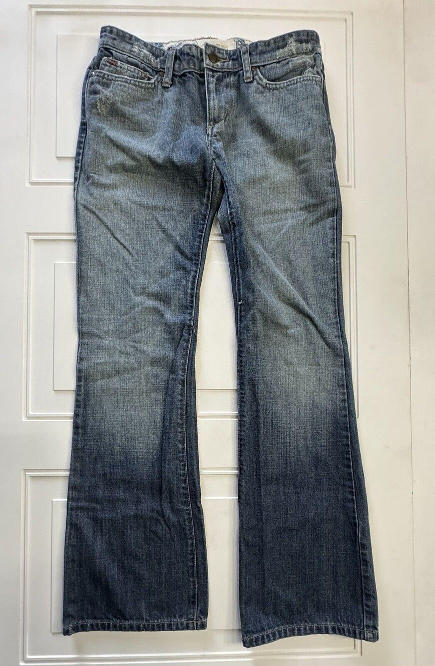 Joe's Jeans Vintage 1971 Womens Sz 27 Bootcut Embroidered Pockets Distressed